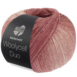 MEILENWEIT 100g Woolycell Duo - von Lana Grossa | 6011-Sandbeige/Nougat/Rotbraun
