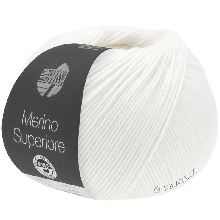 Lana Grossa MERINO SUPERIORE | 01-Weiß