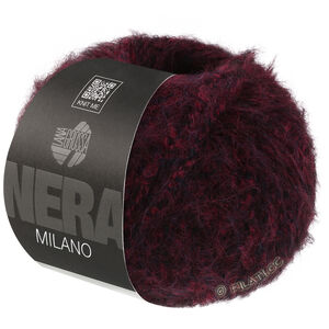 MILANO (Nera) - von Lana Grossa | 12-Dunkelrot/Schwarz meliert