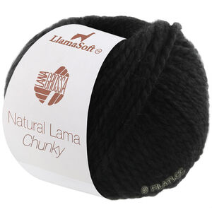 NATURAL LAMA CHUNKY - von Lana Grossa | 08-Schwarz