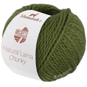NATURAL LAMA CHUNKY - von Lana Grossa | 19-Olivgrün