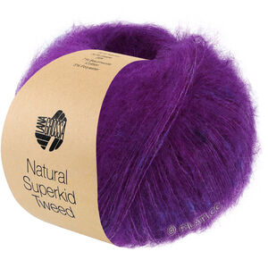 NATURAL SUPERKID TWEED - von Lana Grossa | 642-Dunkelviolett