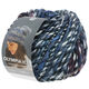 Lana Grossa OLYMPIA Ice | 322-Schwarz/Weiß/Marine/Rotviolett/Graublau