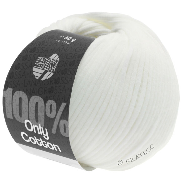 Lana Grossa ONLY COTTON | 01-Weiß