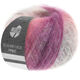 Lana Grossa SILKHAIR HAZE Print | 1214-Hellgrau/Lachs/Violett/Zartrosé
