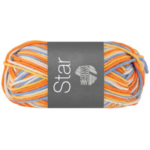 STAR Print - von Lana Grossa | 359-Rohweiß/Himmelblau/Gelb/Orange