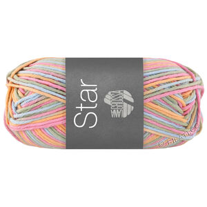 STAR Print - von Lana Grossa | 363-Lichtblau/Rosa/Mint/Pastellgelb