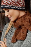 Lana Grossa MÜTZE MIT JACQUARDMUSTER UND STREIFEN AM Alpaca