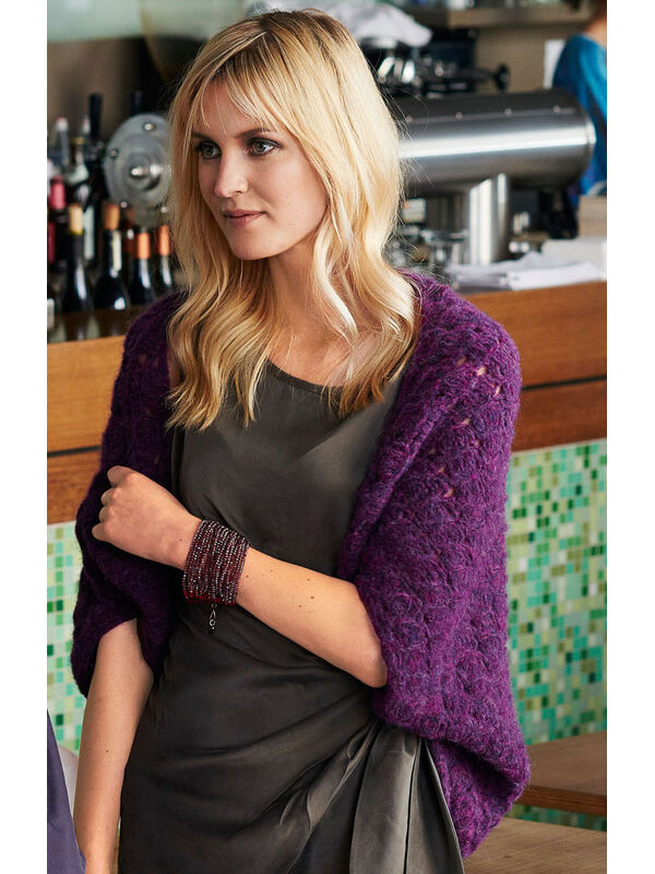 Lana Grossa ELEGANTER SCHULTERWÄRMER Garzato Fleece