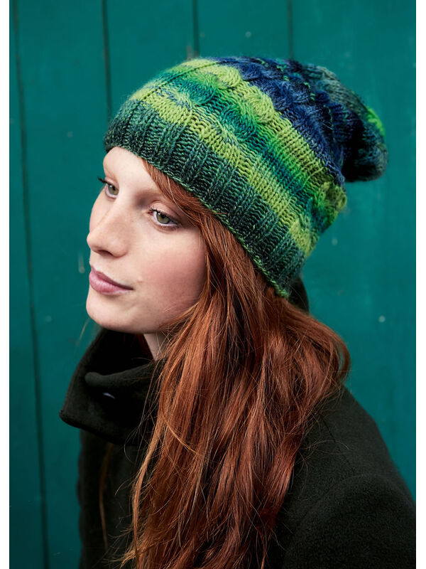 Lana Grossa KLASSISCHE RIPPEN-BEANIE Cinque Multi