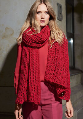 GROSSZÜGIGE STOLA Cool Wool Big/Silkhair von Lana Grossa