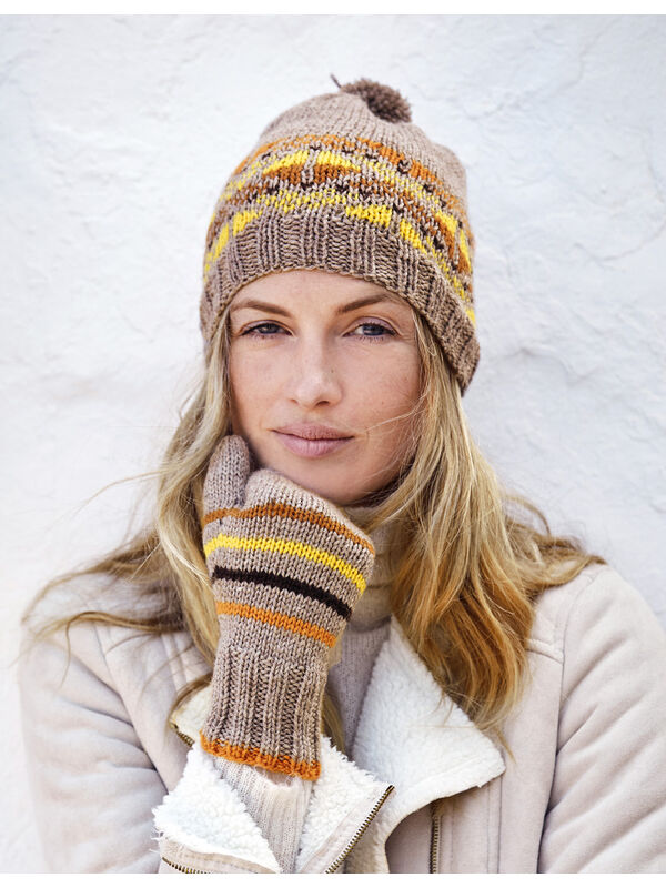 Lana Grossa MÜTZE MIT JACQUARD-MUSTER Merino Uno