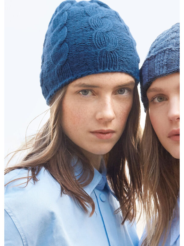 Lana Grossa MÜTZE MIT ZÖPFEN Alta Moda Cashmere 16