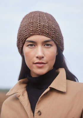 MÜTZE Natural Alpaca Pelo von Lana Grossa