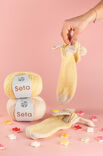 Lana Grossa HASENSOCKEN MIT OHREN Meilenweit 100g Seta Uni