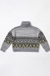 Lana Grossa PULLOVER MIT NORWEGERMUSTER Brigitte No. 2 Vintage & Brigitte No. 2