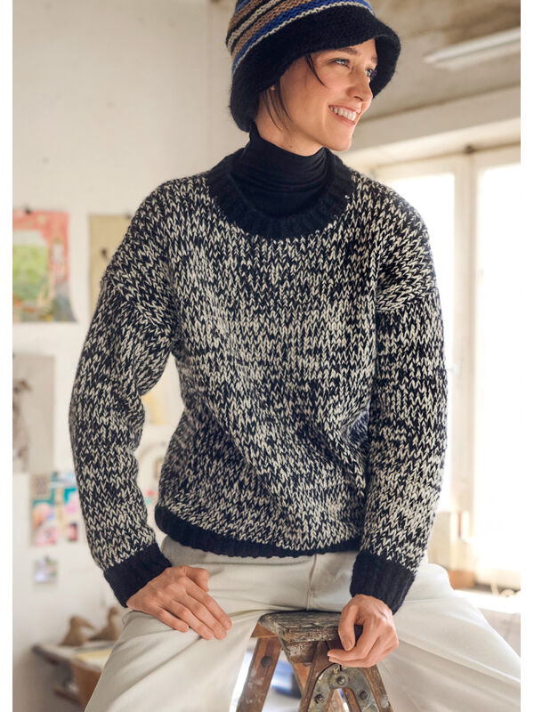 Lana Grossa MELIERTER PULLOVER Brigitte No. 2