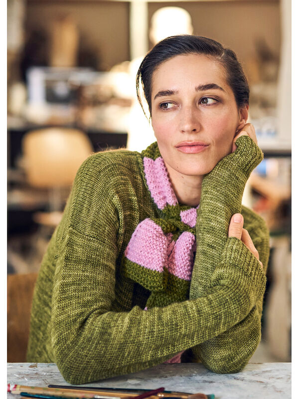 Lana Grossa DÜNNER PULLOVER Brigitte Silkdream