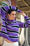 Lana Grossa STREIFENPULLOVER Brigitte No. 2 & Brigitte No. 3