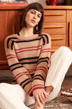 Lana Grossa PULLOVER MIT STREIFEN Brigitte No. 4
