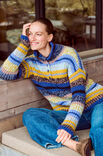 Lana Grossa RIPPENPULLOVER MIT KNOPFLEISTE Brigitte No. 2