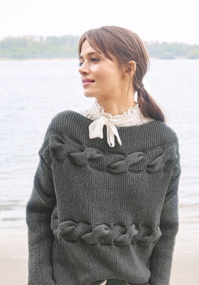 PULLOVER Cool Wool Big von Lana Grossa