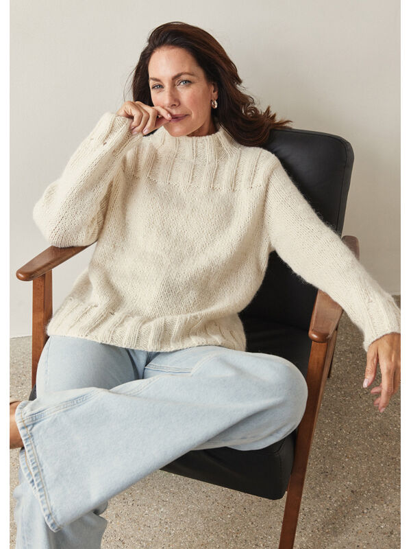 Lana Grossa PULLOVER Brigitte No. 2 & Setasuri