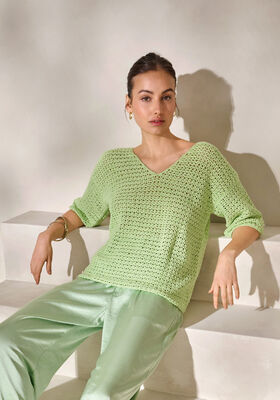 PULLOVER Landlust Sommerseide von Lana Grossa