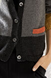 Lana Grossa JACKE MIT TASCHEN COOL WOOL Big Melange (GOTS)