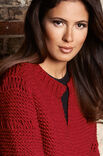 Lana Grossa JACKE MIT FALLMASCHEN Mille II