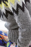 Lana Grossa PULLI MIT JACQUARDPASSE Alta Moda Alpaca