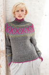 Lana Grossa RUNDPASSENPULLI Alta Moda Alpaca