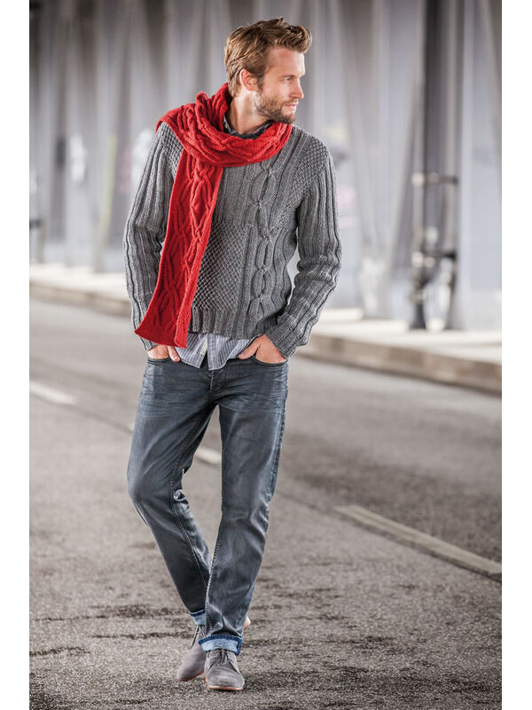 Lana Grossa PULLI IN PATCHWORKOPTIK BINGO Melange (GOTS)