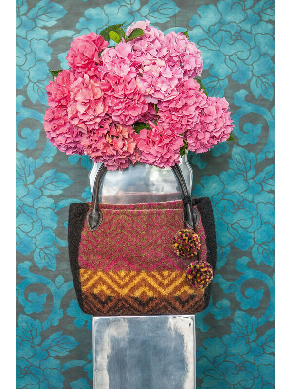 Lana Grossa FILZTASCHE IM JACQUARD-MUSTER Feltro