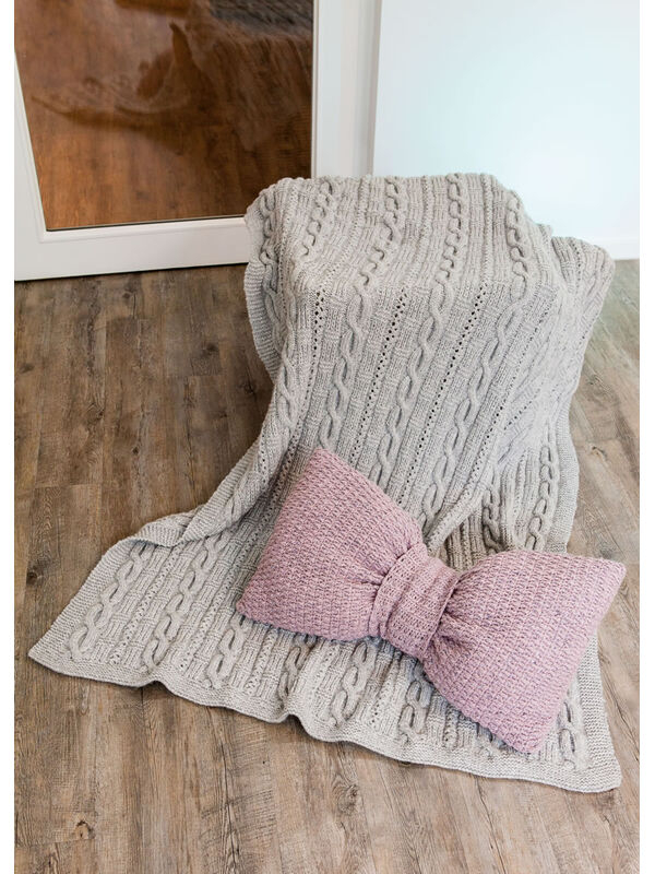 Lana Grossa DECKE IM ZOPF-LOCHMUSTER Alta Moda Cashmere 16