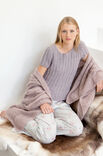 Lana Grossa PLAID IM ZOPF-RAUTENMUSTER Silkhair
