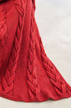 Lana Grossa DECKE IM ZOPF-RIPPENMUSTER Alta Moda Alpaca