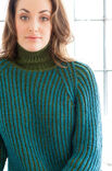 Lana Grossa RAGLANPULLI IM ZWEIFARBIGEN PATENTMUSTER Alta Moda Alpaca