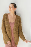 Lana Grossa JACKE IN VERKREUZTEN HEBEMASCHENMUSTERN Alta Moda Alpaca