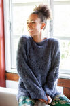 Lana Grossa PULLI IM LOCH-NOPPENMUSTER MIT MOTIVEN Silkhair