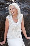 Lana Grossa TOP IM LOCHRIPPENMUSTER Estivo II/Linarte