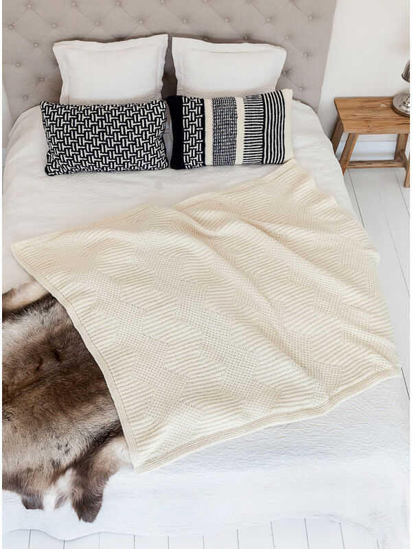 Lana Grossa DECKE IM ZACKENMUSTER Alta Moda Cashmere 16
