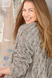 Lana Grossa CARDIGAN IM ZOPFMUSTER Sara