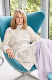 Lana Grossa LONGPULLI IM HEBEMASCHENMUSTER Lala Berlin Lovely Cotton Inserto