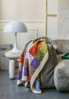 GRANNY-DECKE Ecopuno von Lana Grossa