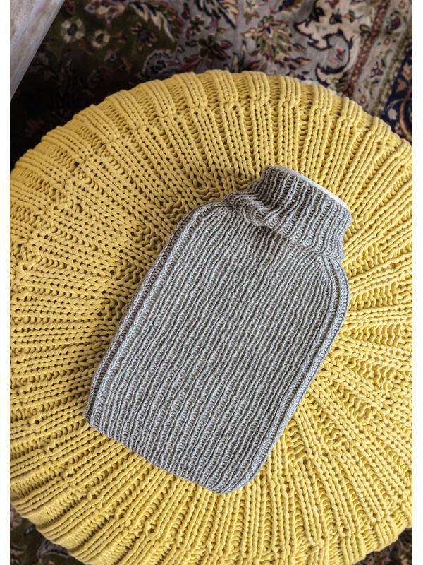 Lana Grossa WÄRMFLASCHENBEZUG IN RIPPEN Cashmere Verde