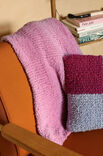 Lana Grossa PLAID IM RECHTS-LINKSSCHACHBRETTMUSTER Cloudy (Lala Berlin)