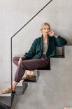 Lana Grossa CARDIGAN MIT SCHALKRAGEN Caramella