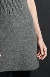 Lana Grossa KLEID MIT ZOPFEINSATZ Alta Moda Alpaca