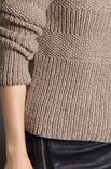 Lana Grossa PULLI MIT RIPPEN UND PERLMUSTER Alta Moda Alpaca